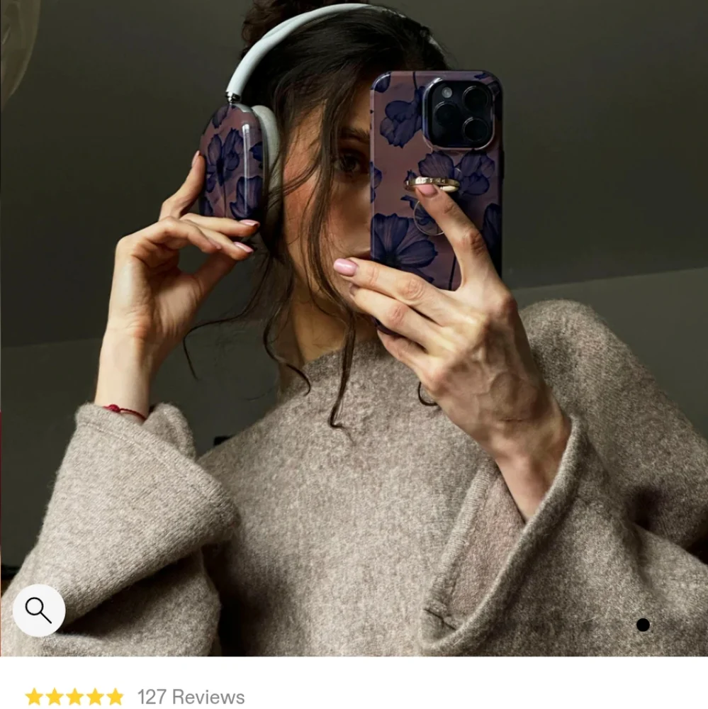 Velvet Night - Google Pixel 7pro Case (Floral Brown and Purple Phone Case)